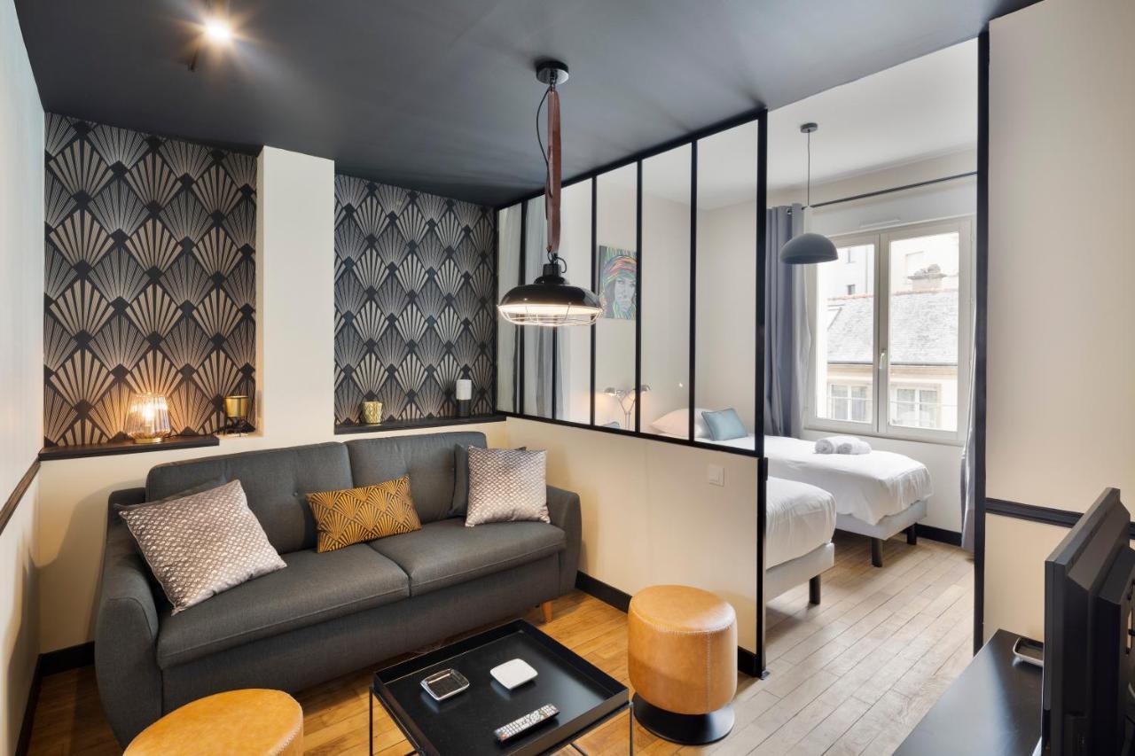 Le Brooklyn - Inspiration Us A Deux Pas Des Quais Apartment Rennes Exterior photo